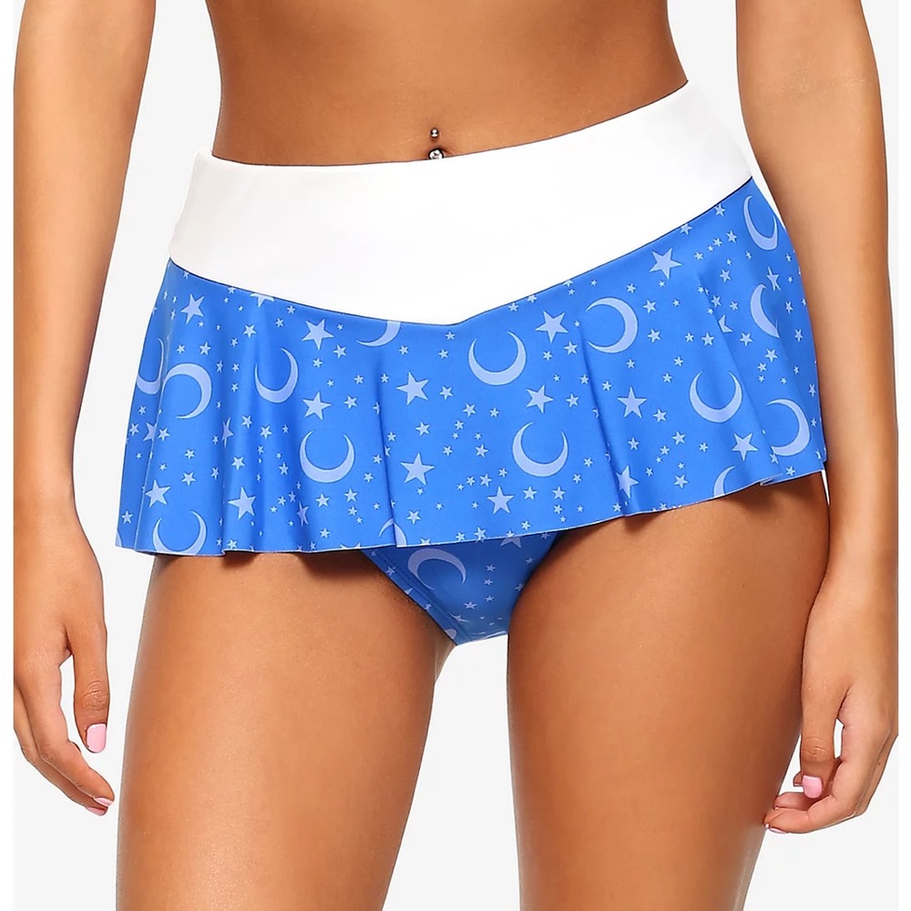 NWT sailor moon swim skirt bottoms